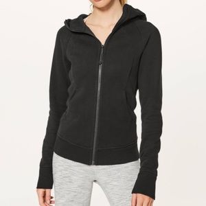 Lululemon Fleece Scuba Hoodie in Black